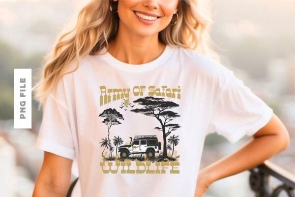 Army of Safari T-Shirt Design: Unleashing Visual Impact