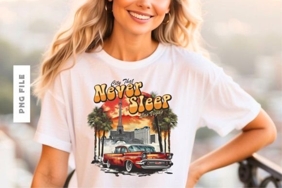 City That Never Sleep T-shirt Design: Urban Energy in a Digital Asset