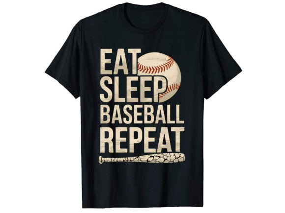 Eat Sleep Baseball Repeat: A Design Asset for Every Project