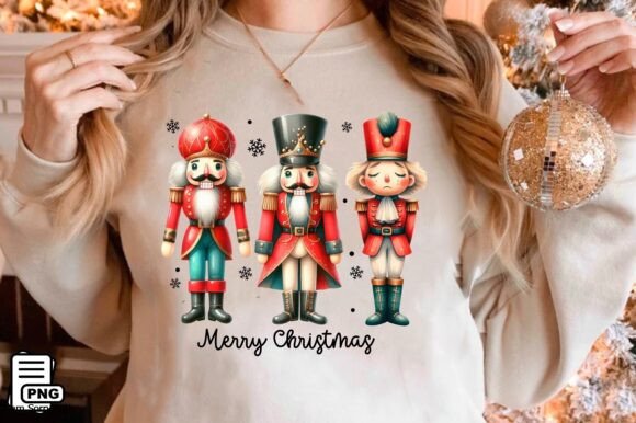 Festive Design Assets: Nutcracker Christmas PNG Collection