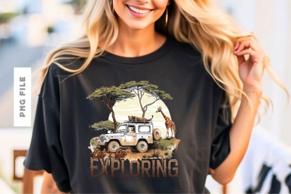 Let's Go Exploring: A Premier T-shirt Design for Modern Creators