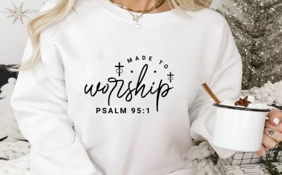 Made to Worship: Psalm 95:1 SVG Design for Modern Creators