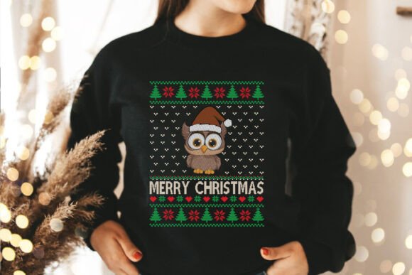 Merry Christmas Sweater Pattern Design for Festive Projects