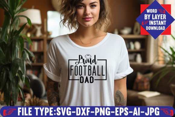 Proud Football Dad Svg Design: A Creative Asset for Modern Projects