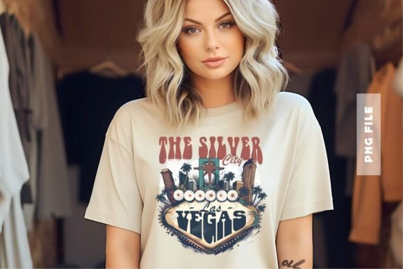 The Silver City T-shirt Design: A Modern Visual Asset