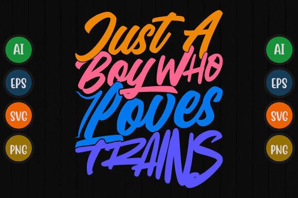 Train Lover's Tee: A Vintage Calligraphy Design