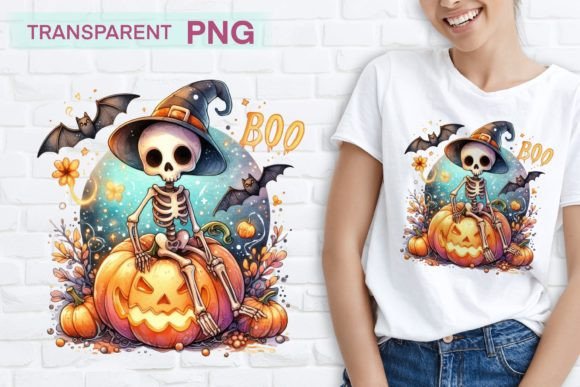 Unleash Spooky Creativity with Halloween Sublimation Design Skeleton